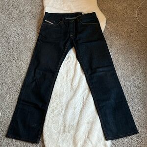 Diesel Men's Straight Jeans in dark wash